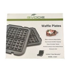 GVODE Waffle Plates for Cuisinart Griddler Model G1201 Nonstick Belgian Waffle